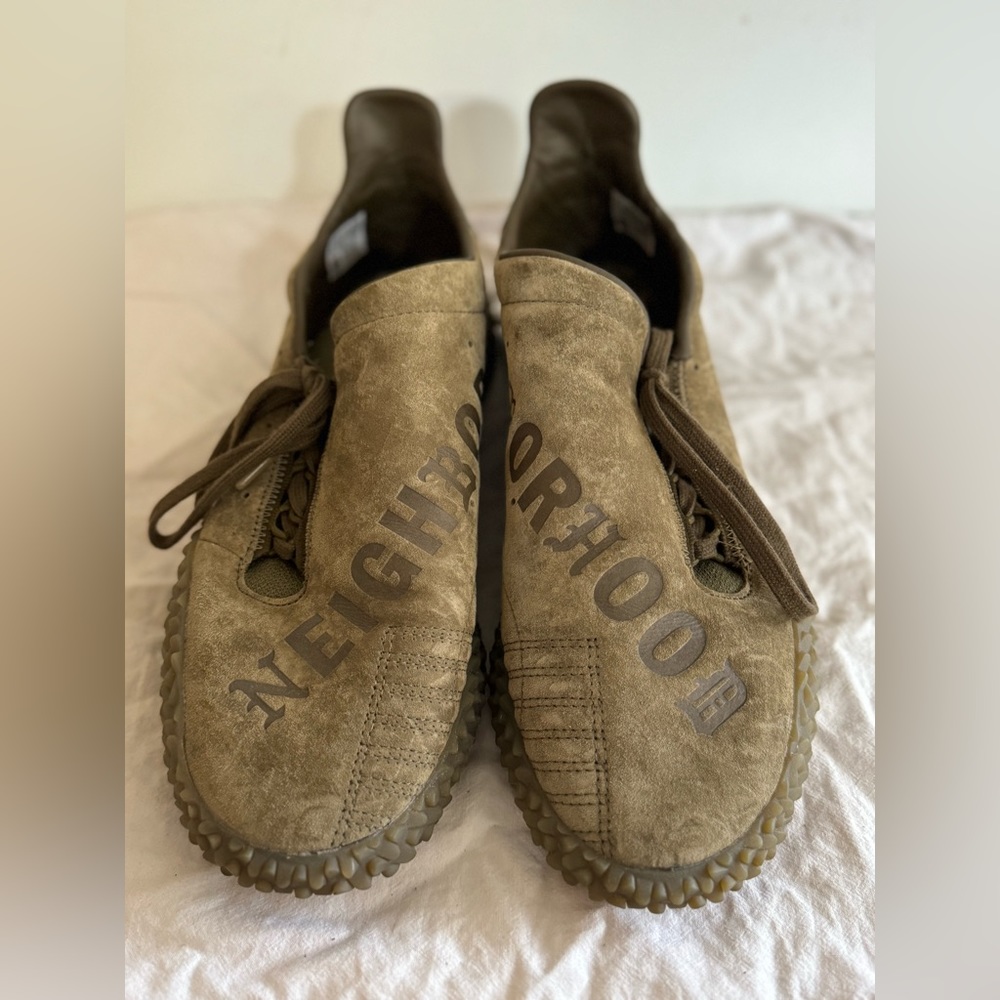 Neighborhood X Adidas Kamanda Shoes 10.5 US - Olive Green